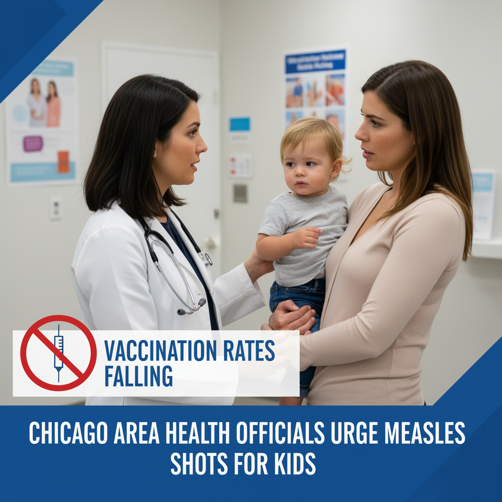 Vaccination Rates Falling, Chicago Area Health Officials Urge Measles Shots for Kids