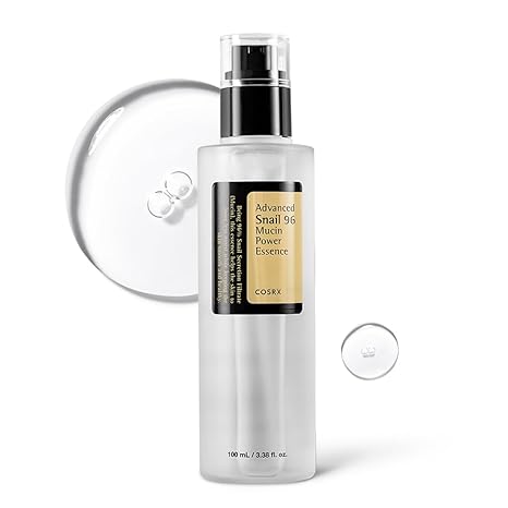 COSRX Snail Mucin 96% Power Repairing Essence, Hydrating Face Serum for Dull Skin, Fine Lines, Scars, Korean Skincare, 100ml