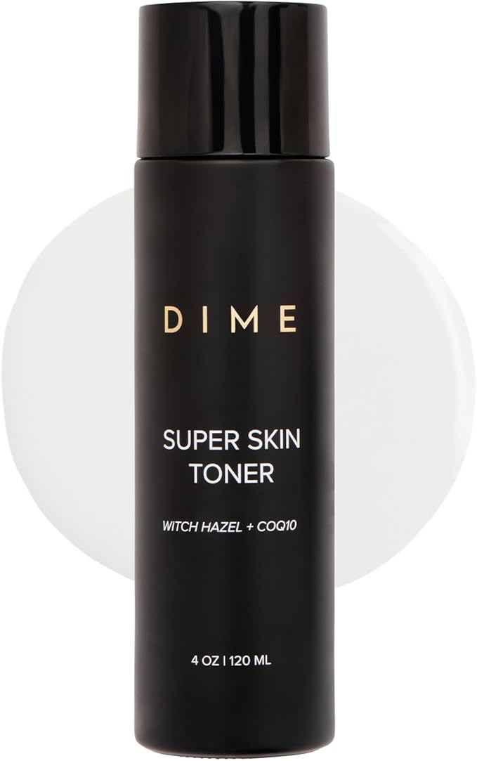 DIME Beauty Super Skin Toner – Alcohol-Free Witch Hazel Toner with Aloe Vera & Cucumber, Hydrating, Vegan, 4 oz