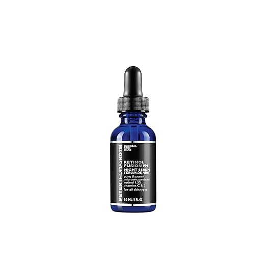 Peter Thomas Roth Retinol Fusion PM Night Serum – 1.5% Microencapsulated Retinol – Hydrating, Fragrance Free, Non-Comedogenic – 1 oz