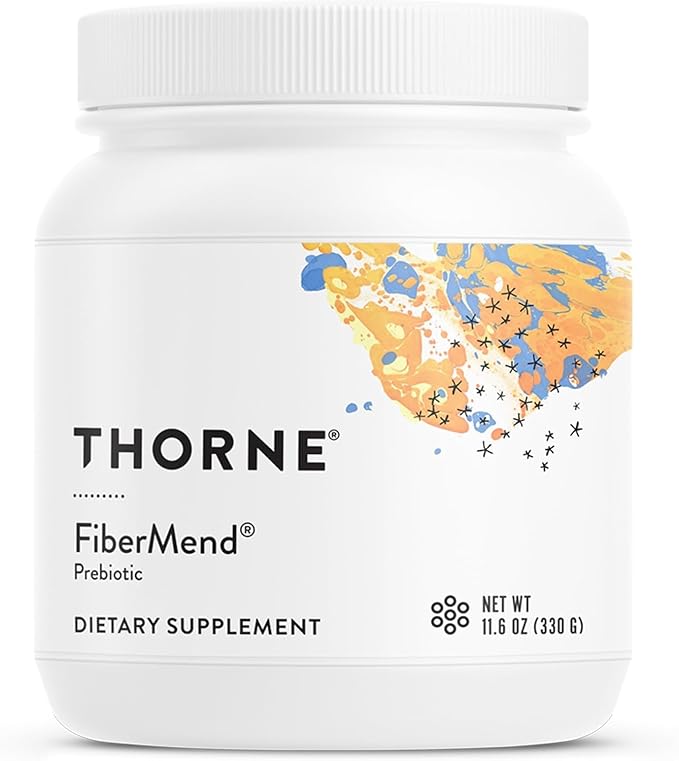 THORNE FiberMend Prebiotic Fiber Powder – Digestive Regularity & Gut Flora Support – Unflavored, Non-GMO, Gluten-Free – 11.6 oz