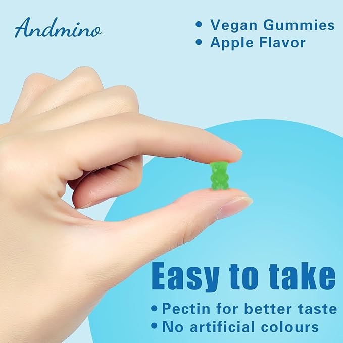 HMB and L-Leucine Gummies with Trehalose – 3000mg, Apple Flavor, Non-GMO, Vegan, Gluten-Free, 120 Gummies