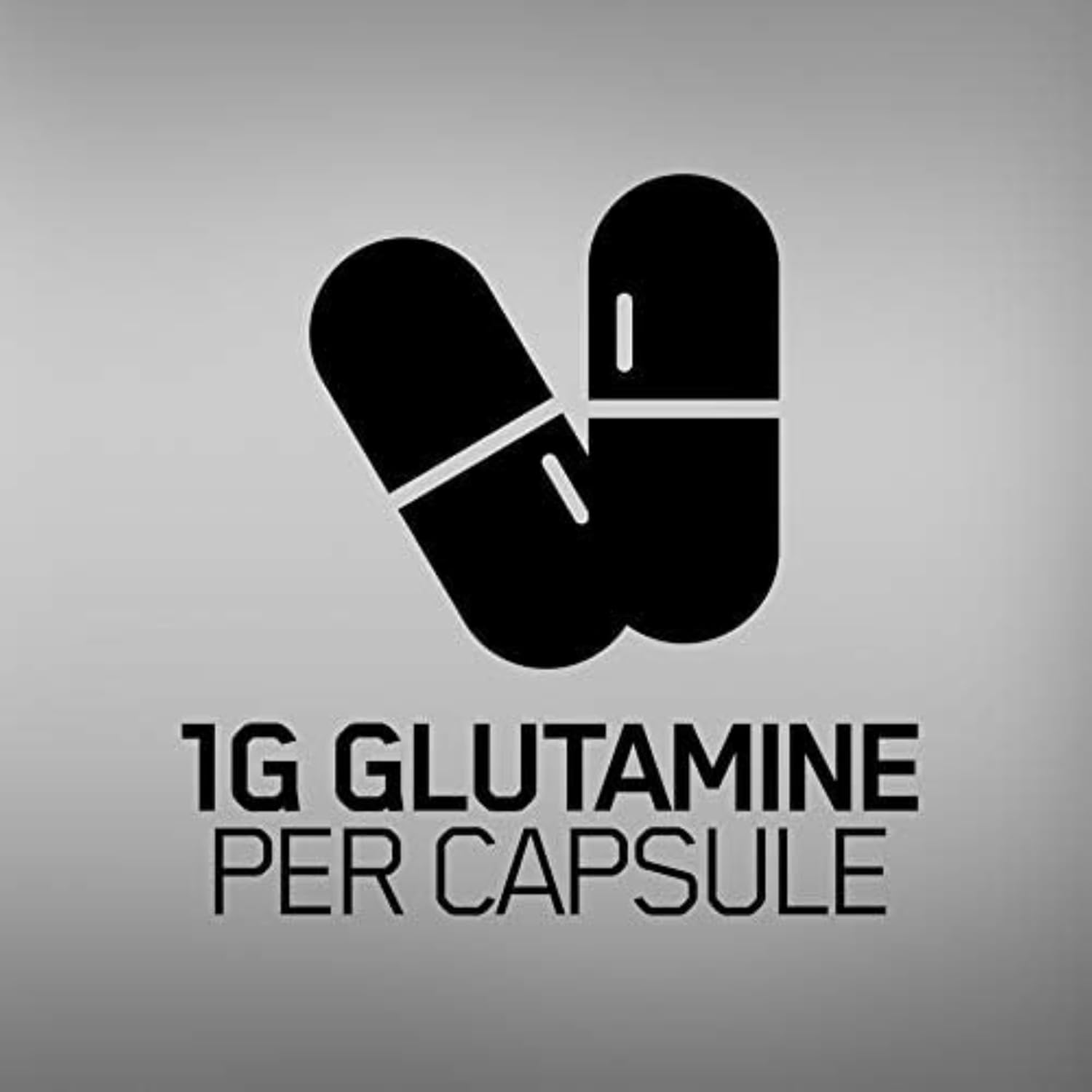 Optimum Nutrition L-Glutamine Muscle Recovery Capsules – 1000mg, 240 Count