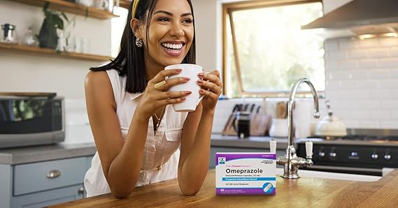 Quality Choice Omeprazole 20mg – 42 Capsules – Acid Reducer for Frequent Heartburn – 3 x 14-Day Treatments