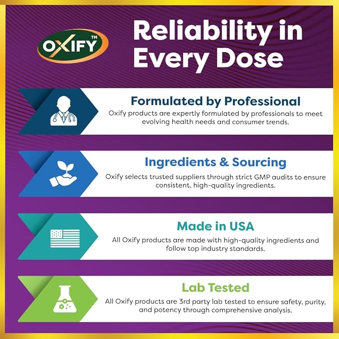 Oxify L-Arginine L-Citrulline Complex – 2000 mg Per Serving, 120 Tablets, Gluten-Free, Non-GMO, Made in USA