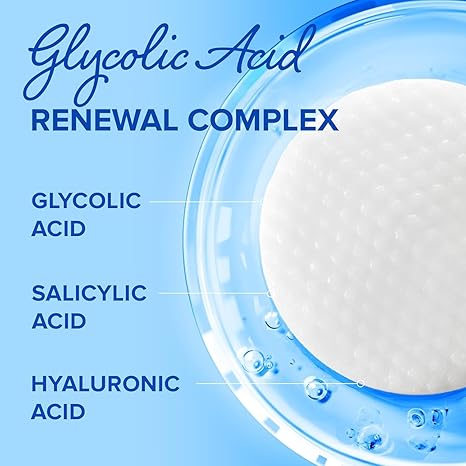 MAREE Glycolic Acid Exfoliating Pads – Salicylic Acid, Tea Tree & Vitamins (50ct)