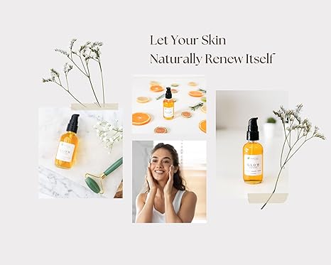 Glow Turmeric & Rosehip Face Oil – Organic Brightening & Calming Serum, 2oz