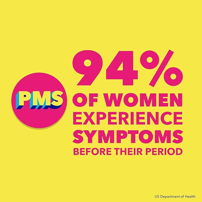 Midol Complete Menstrual Pain Relief Caplets – 40 Count Relieves Cramps, Headache, Bloating, Fatigue, and Water Retention