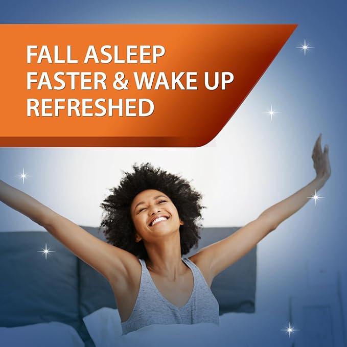 Unisom SleepTabs Nighttime Sleep-Aid Tablets – 25mg Doxylamine Succinate – Non-Habit Forming – 80 Count