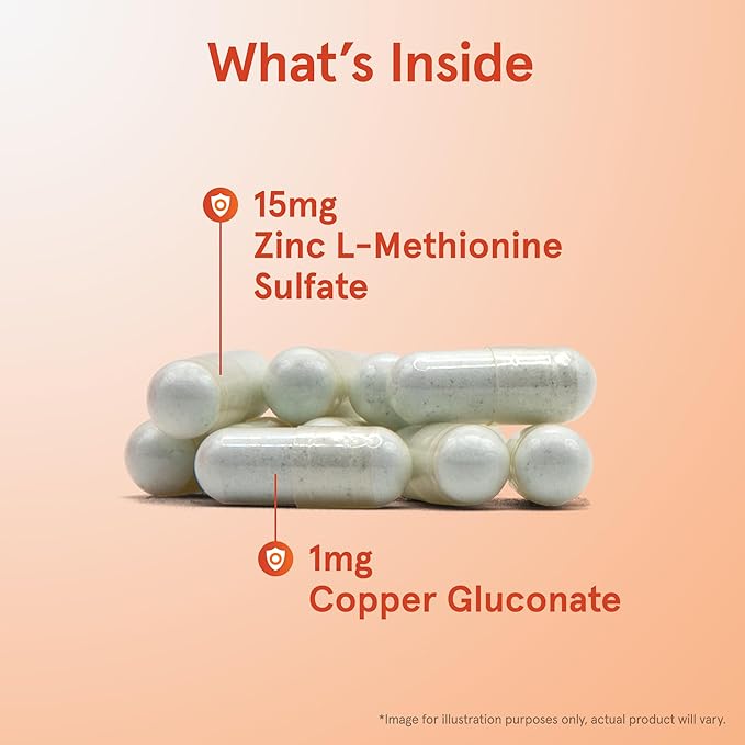 Jarrow Formulas Zinc Balance 15mg with Copper – Immune & Antioxidant Support – 100 Vegan Capsules