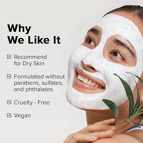I DEW CARE Cake My Day Wash Off Face Mask – Hydrating & Exfoliating with Hyaluronic Acid, Vegan, Cruelty-Free, Paraben-Free, Fun Self Care (3.38 oz)