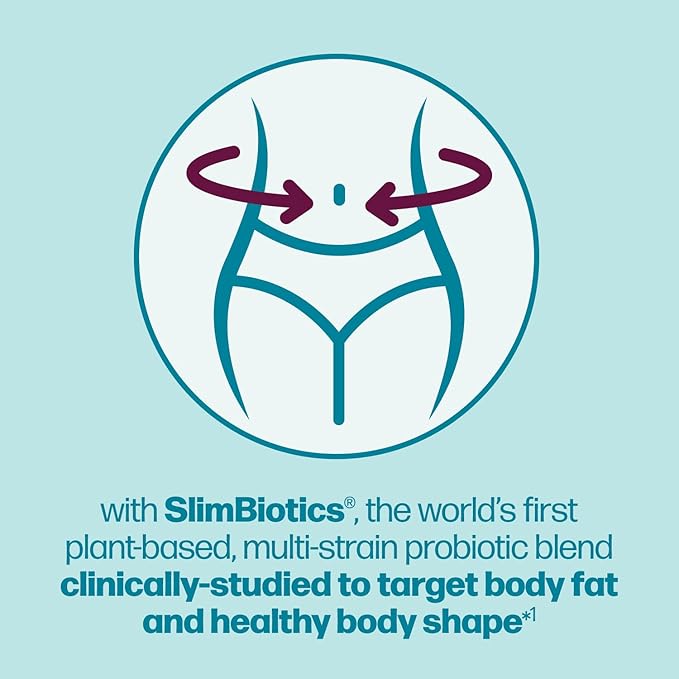Culturelle Metabolism + Weight Management with SlimBiotics® – Daily Probiotic for Healthy Metabolism, Energy & Gut Health – 30 Capsules