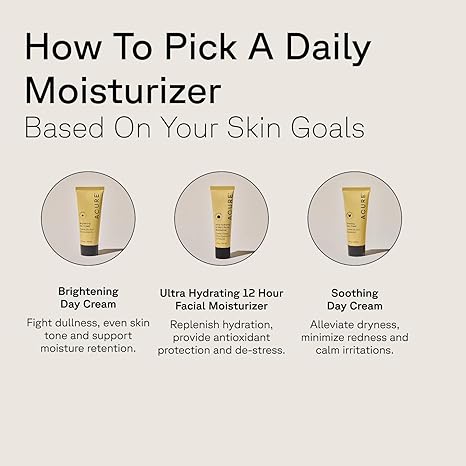 Acure Brightening Day Cream – Radiant Skin Moisturizer with Cica & Argan Oil, Vegan, Lightweight, 1.7 oz