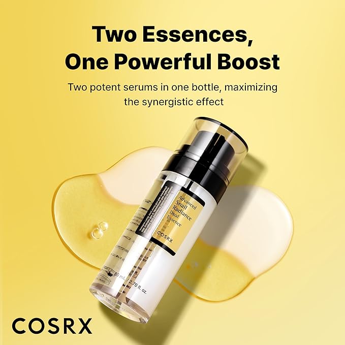 COSRX Niacinamide + Snail Mucin Dual Essence – Brightening Korean Serum