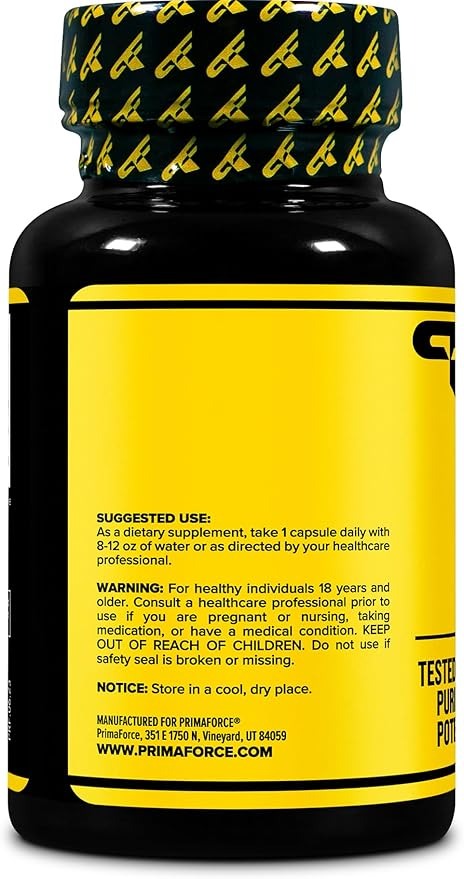 Primaforce Agmatine Sulfate 500mg, 90 Capsules - Non-GMO, Gluten Free Supplement