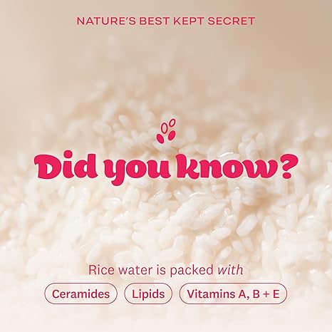 The Face Shop Rice Water Bright Foaming Facial Cleanser – Hydrating, Vegan, Ceramide Face Wash & Makeup Remover, Korean Skincare, 150ml