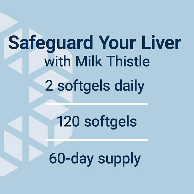 Life Extension Advanced Milk Thistle – Silybin & Phosphatidylcholine – Liver & Kidney Health – Non-GMO, Gluten-Free – 120 Softgels