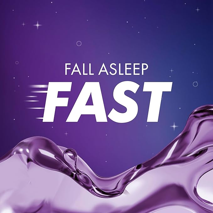 ZzzQuil Nighttime Sleep Aid Liquid – Warming Berry Flavor – 50mg Diphenhydramine – Non-Habit Forming – 12 fl oz (Pack of 2)