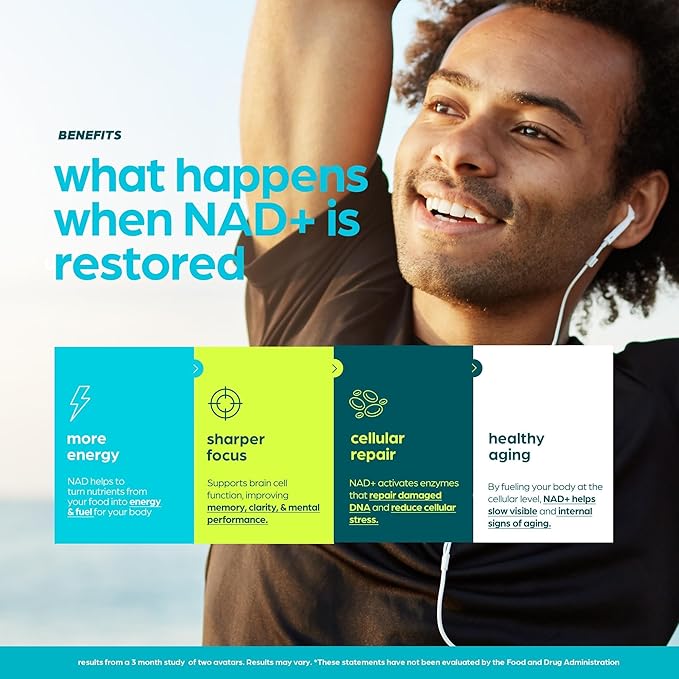 NAD Supplement 8457 mg – Extra Strength Liposomal NMN Alternative with Urolithin A, Resveratrol, CoQ10 & Green Tea – Anti-Aging & Cellular Energy – 30-Day Supply