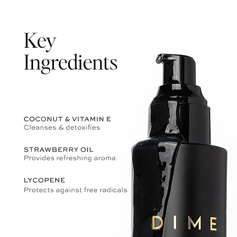 DIME Beauty Gentle Jelly Cleanser – Hydrating Makeup Remover & Face Wash with Vitamin E, Vegan, Fragrance-Free, for Sensitive Skin, 4 oz