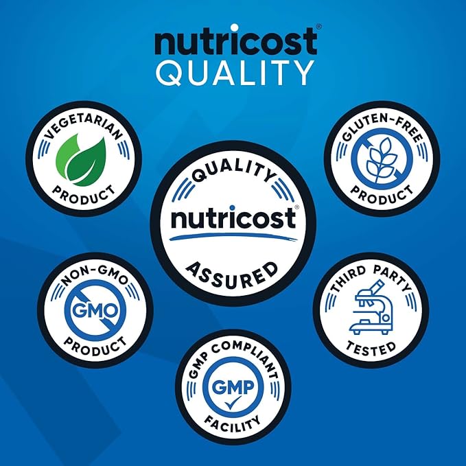 Nutricost Creatine Monohydrate Micronized Powder – 500g, 5g Per Serving, 100 Servings