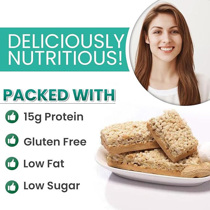 ProtiWise High Protein Bar, 15g, Keto, Gluten Free, Low Sugar, Meal Replacement, Hunger Control, 7/Box