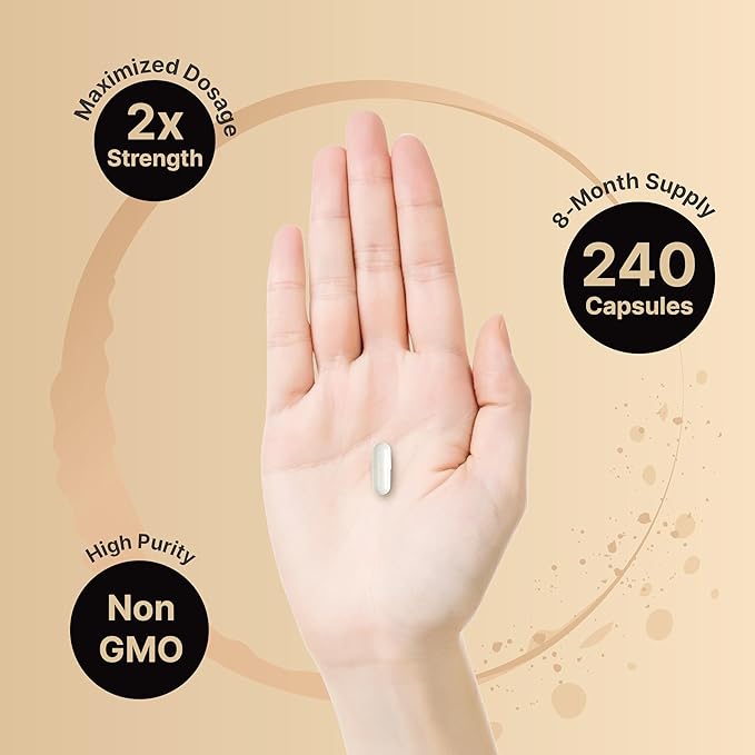 High Potency Zinc Picolinate 100mg – Immune, Skin & Antioxidant Support – 240 Capsules – Non-GMO, Gluten Free