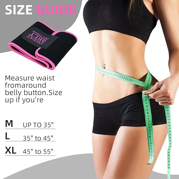 ZPP Waist Trainer for Women and Men, Neoprene Sweat Band Waist Trimmer Belt, Slimming Stomach Wrap, Adjustable