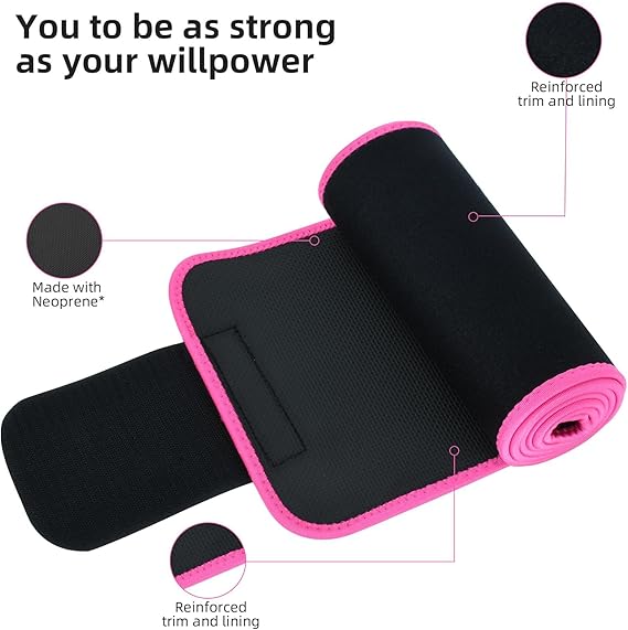 ZPP Waist Trainer for Women and Men, Neoprene Sweat Band Waist Trimmer Belt, Slimming Stomach Wrap, Adjustable