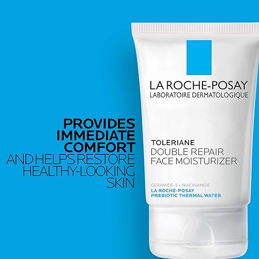 La Roche-Posay Toleriane Double Repair Face Moisturizer – Ceramide & Niacinamide, Fragrance Free
