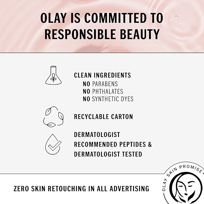 Olay Regenerist Night Cream – Anti-Aging, Peptide, Niacinamide, Fragrance-Free