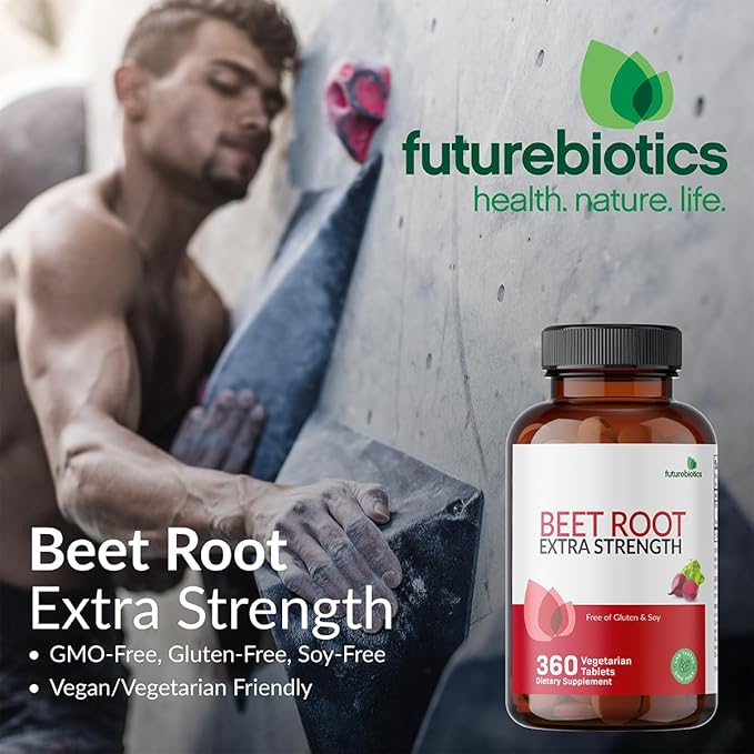 Futurebiotics Beet Root Extra Strength – Non-GMO, 360 Vegetarian Tablets