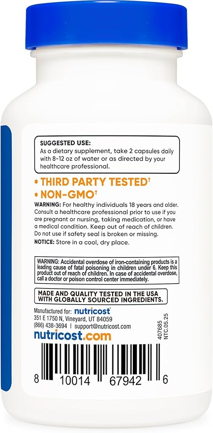 Nutricost Multivitamin with Probiotics – Daily Gut, Immune & Energy Support – 120 Vegetarian Capsules