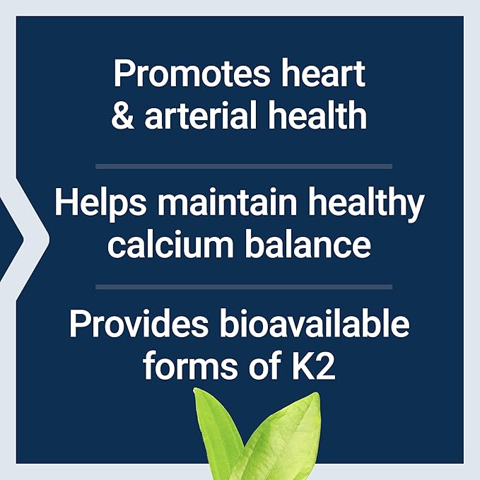 Life Extension Super K – K1, K2 MK-7, MK-4 + Vitamin C – Bone, Heart & Arterial Support – 90 Softgels – Non-GMO, Gluten-Free