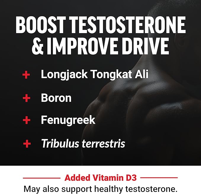 Force Factor Test X180 Testosterone Gummies for Men – Tongkat Ali, Horny Goat Weed, Fenugreek, Tribulus & Maca – Berry Punch – Natural Testosterone Booster – 60 Gummies
