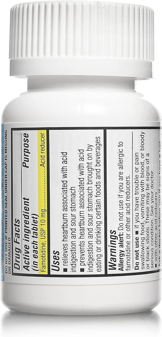 Magno-Humphries Famotidine 10mg Tablets – 90 Count – Acid Reducer for Heartburn & Indigestion Relief