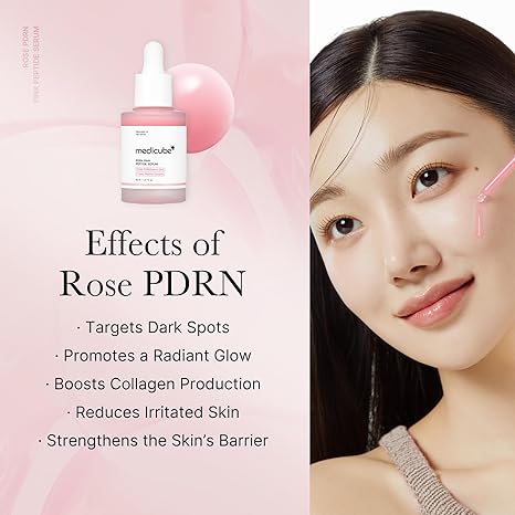 medicube PDRN Pink Peptide Glow Serum, Vegan Hydrating Firming Niacinamide Moisturizing Serum for Uneven Skin Tone, 30ml