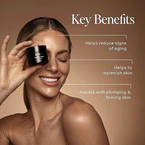 DIME Beauty Dewy Day Cream – Morning Face Moisturizer with Rosehip Oil & Tremella Snow Mushroom, Vegan, Lightweight, 1.7 oz