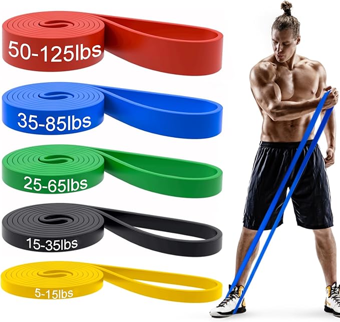 Pull Up Bands Set, Resistance Bands for Men & Women, Pull Up Assistance, Workout, Stretching, Physical Therapy