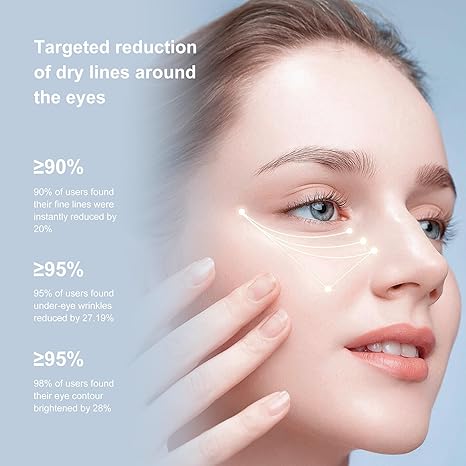 Ycz Electric Massage Eye Cream – Dark Circles, Fine Lines, Anti-Wrinkle, Firming, Moisturizing, Gentle Vibration Applicator