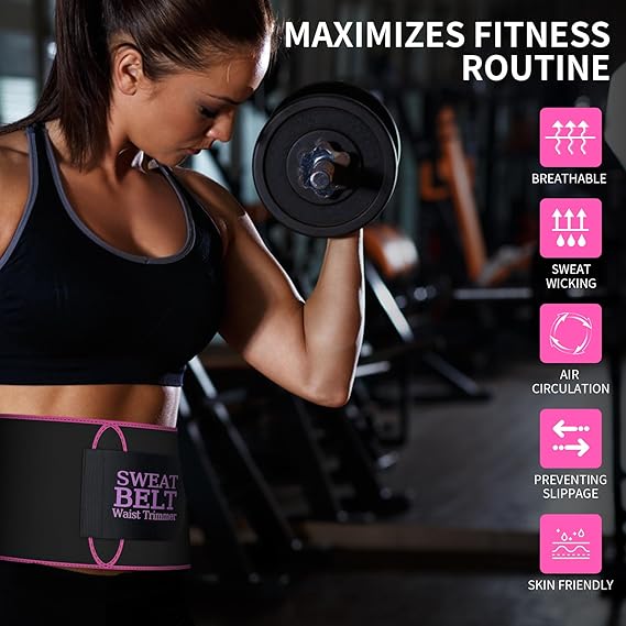ZPP Waist Trainer for Women and Men, Neoprene Sweat Band Waist Trimmer Belt, Slimming Stomach Wrap, Adjustable