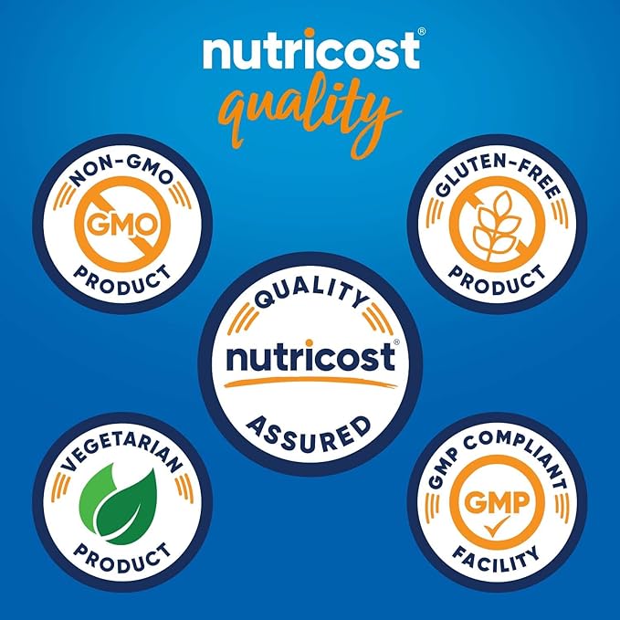 Nutricost Panax Ginseng 1000mg – Energy, Focus & Immune Support – Non-GMO, Gluten-Free, Soy-Free – 240 Capsules