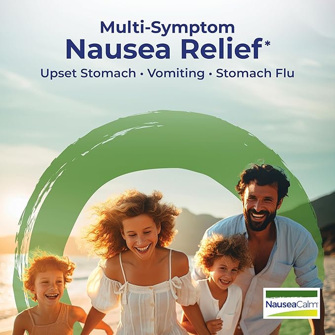 Boiron NauseaCalm Tablets for Nausea and Upset Stomach Relief Non Drowsy Meltaway Formula 60 Count