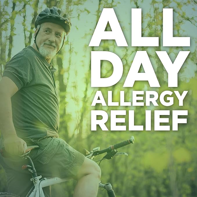 GoodSense All Day Allergy Relief Tablets – Cetirizine HCl 10 mg Antihistamine, 365 Count, 24-Hour Indoor & Outdoor Allergy Relief