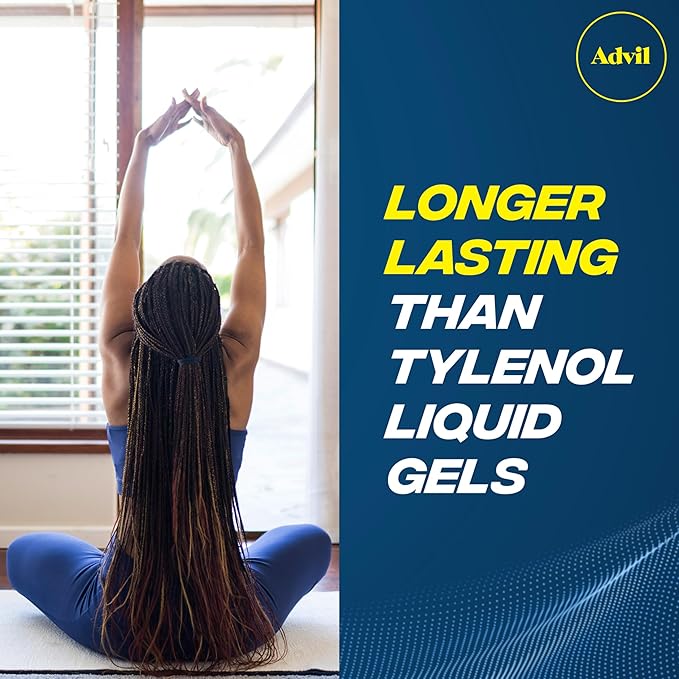 Advil Liqui-Gels Minis – 200 Count – Pain Reliever & Fever Reducer for Adults with Ibuprofen 200mg – Fast-Acting Liquid Capsules
