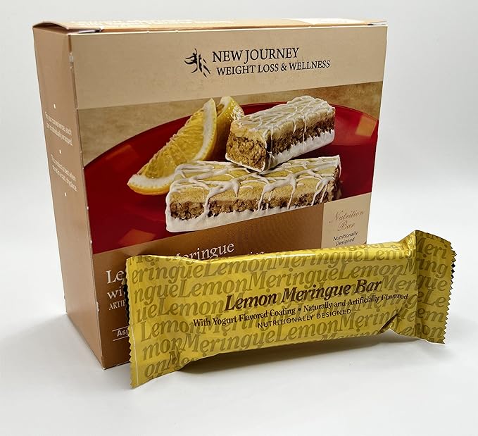 Lemon Meringue Bar – High Protein Nutrition Bar, Weight Loss & Meal Replacement, Low Sugar, Gluten Free, 7 Bars/Box