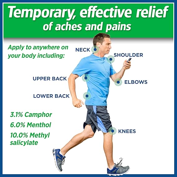 Salonpas Pain Relieving Patch, 60 Count – 8-Hour Relief for Back, Neck, Shoulder & Muscle Pain – With Menthol & Camphor