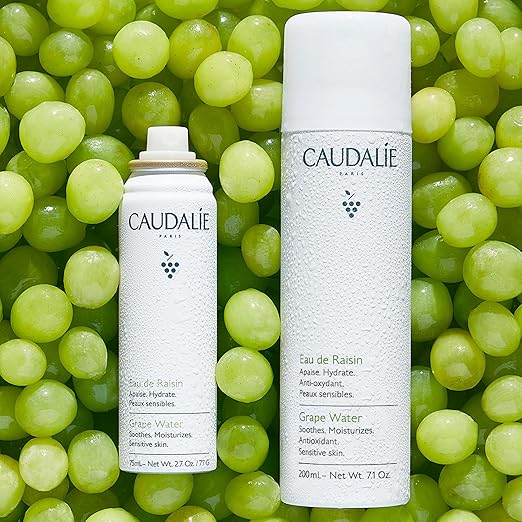 Caudalie Grape Water Moisturizing Face Mist – Hydrating, Soothing, Sensitive Skin, Vegan, 2.5 oz