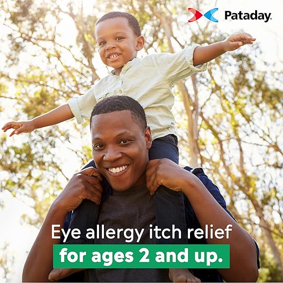 Pataday Twice Daily Relief Eye Drops – Antihistamine for Eye Allergy Itch Relief – 0.17 fl oz