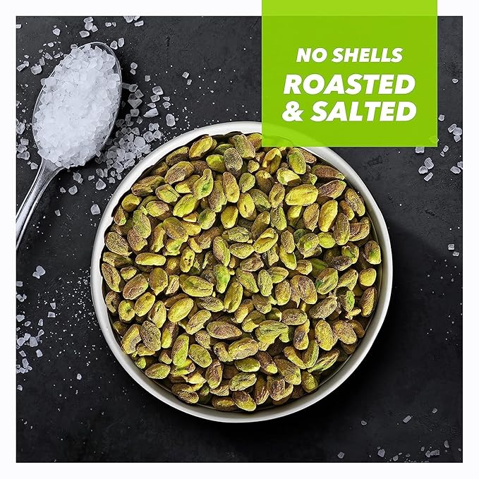 Wonderful Pistachios No Shells – Roasted & Salted, Gluten-Free Protein Snacks, 0.75 oz Bags, Pack of 9